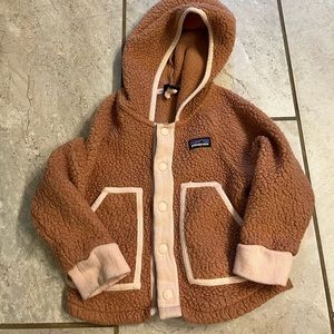 Patagonia 2t fleece snap jacket with hood